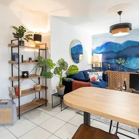 C16 - 2 Bdr Rue Antibes 4 Min Palais Festivals - Ac & Terrace Lägenhet Cannes