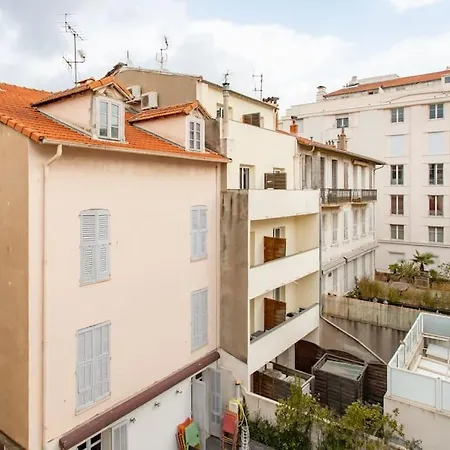 C16 - 2 Bdr Rue Antibes 4 Min Palais Festivals - Ac & Terrace Apartment Cannes